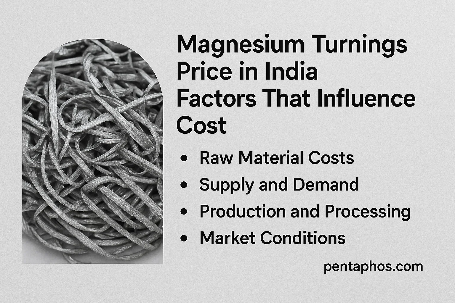 Magnesium Turnings Price in India: Factors That Influence Cost