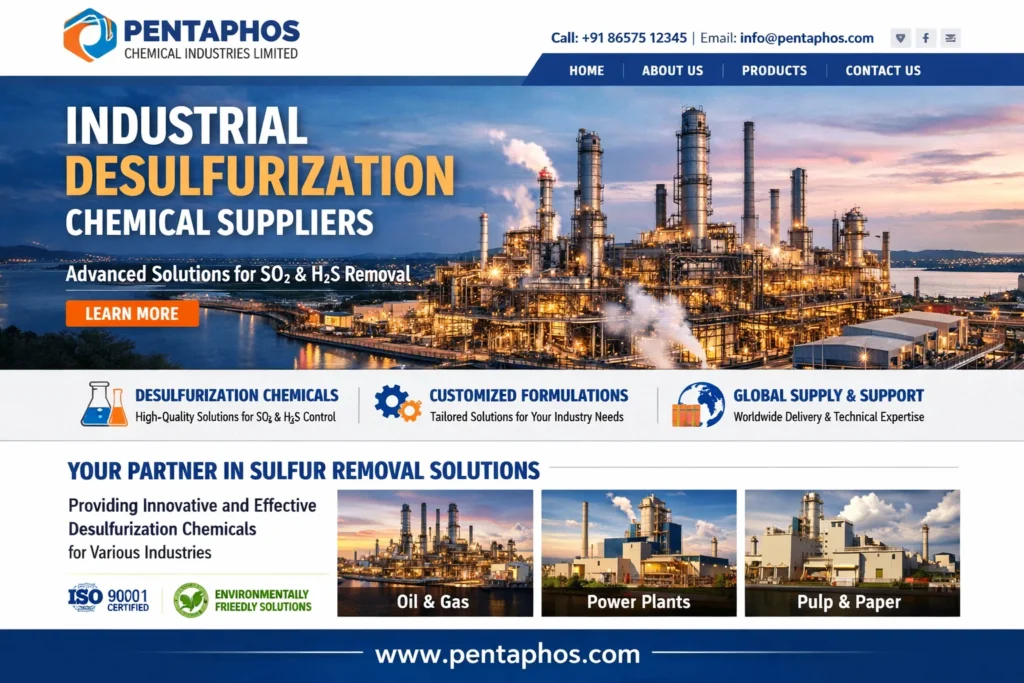 industrial desulfurization chemical suppliers