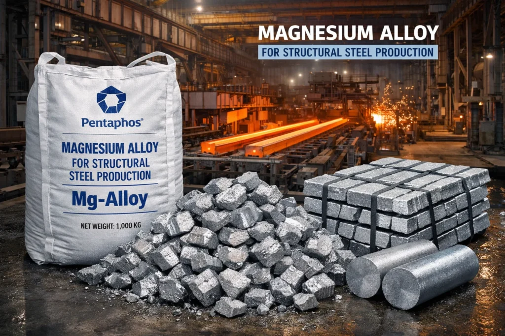 magnesium alloy for structural steel production