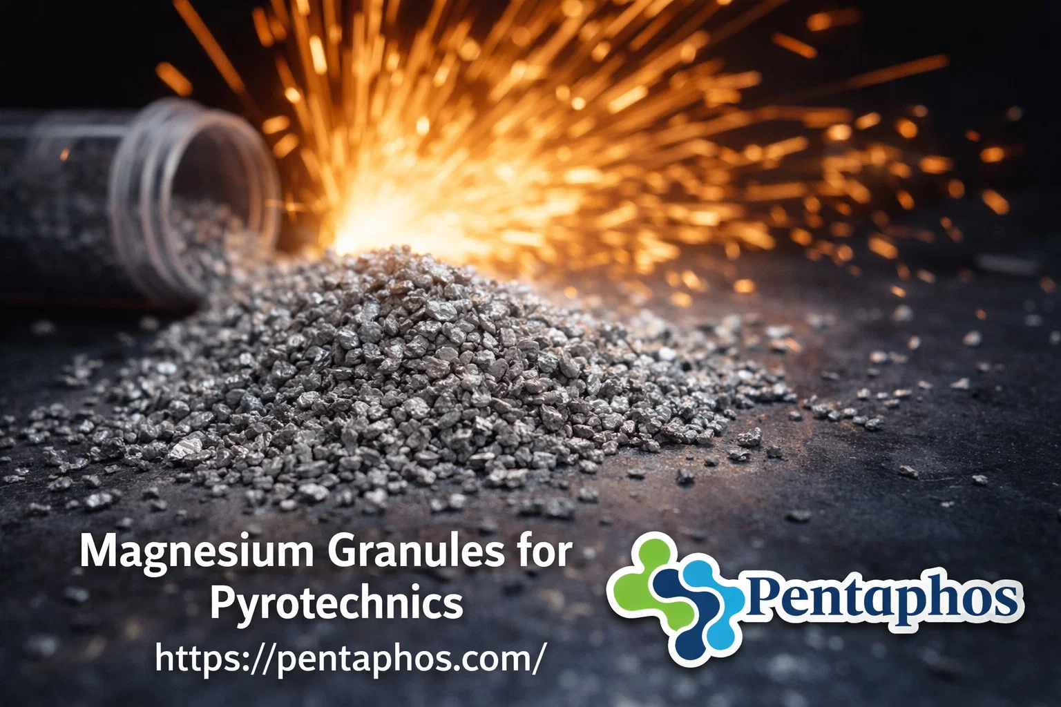 magnesium granules for pyrotechnics