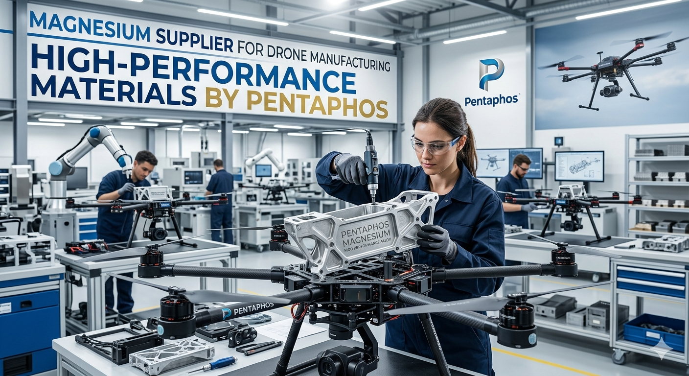 Magnesium Supplier for Drones Manufacturing – High-Performance Materials by Pentaphos