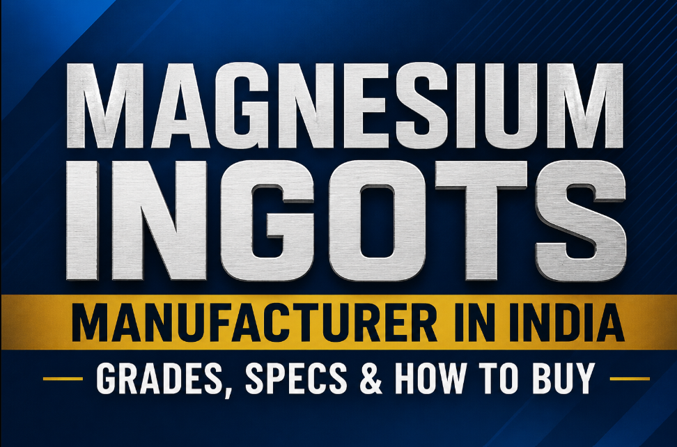 Magnesium Ingots Manufacturer in India: Grades, Specs & How to Buy