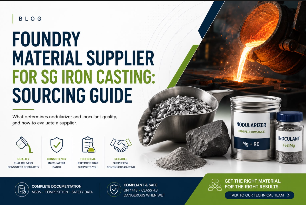 Foundry Material Supplier for SG Iron Casting