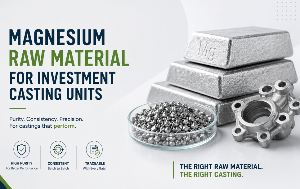 Magnesium Raw Material for Investment Casting Units